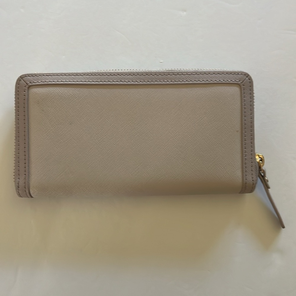 kate spade ♠️ long wallet ribbon beige 21 - excellent condition - Picture 4 of 13